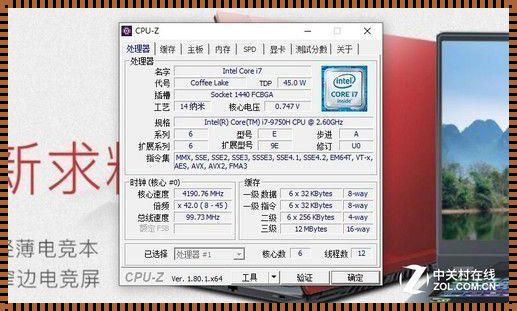 i7-9750H 处理器：大型游戏的“敲门砖”