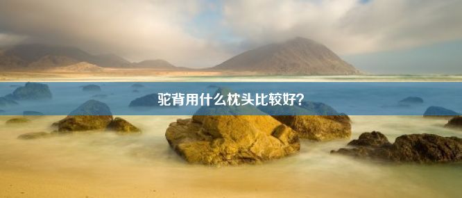 驼背用什么枕头比较好？