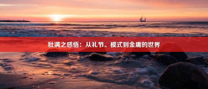 肚满之感悟：从礼节、模式到金庸的世界