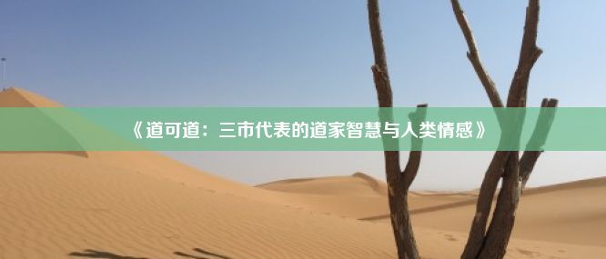 《道可道：三市代表的道家智慧与人类情感》