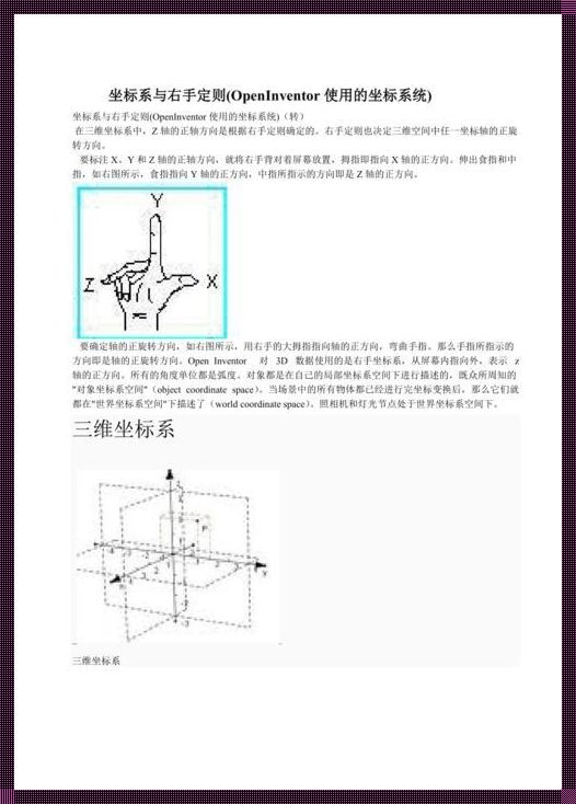 三坐标右手定则，在创新中焕发新机！