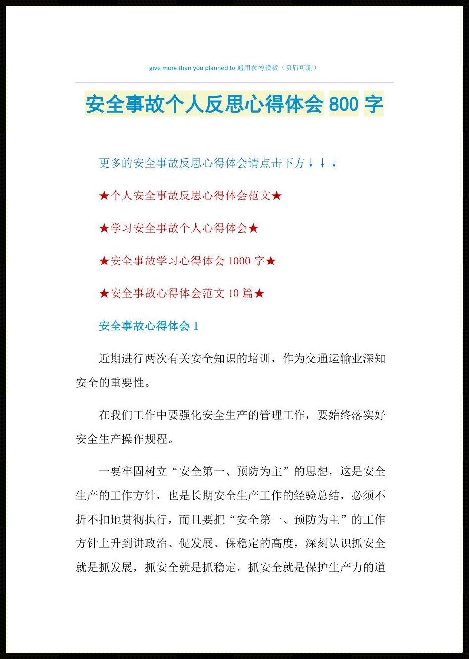 安全大讨论个人心得体会：筑牢安全根基，共建和谐家园