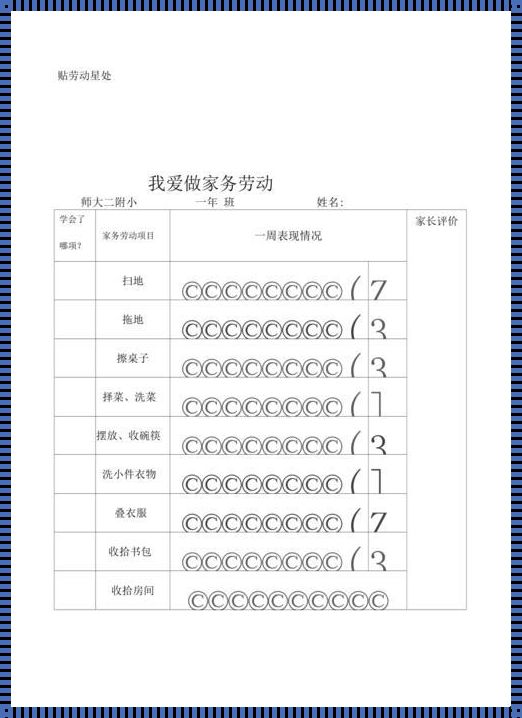 暑假劳动家庭综合评价：神秘面纱背后的深度解读