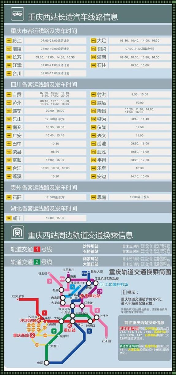 重庆西站到达旅游景点的神秘之旅