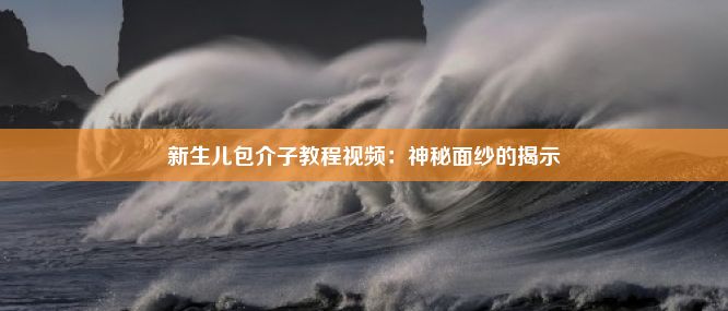 新生儿包介子教程视频：神秘面纱的揭示