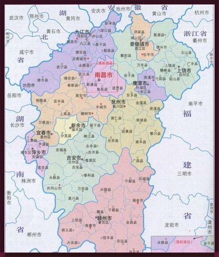 江西地图最新全图：探索盛典之地