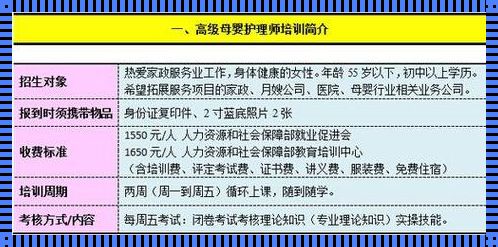 家政培训师的报考条件是什么？揭秘之路