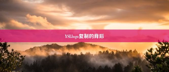 YSLlogo复制的背后