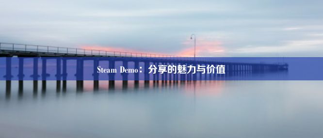 Steam Demo：分享的魅力与价值