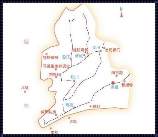 德宏旅游地图：打通心灵与大自然的桥梁