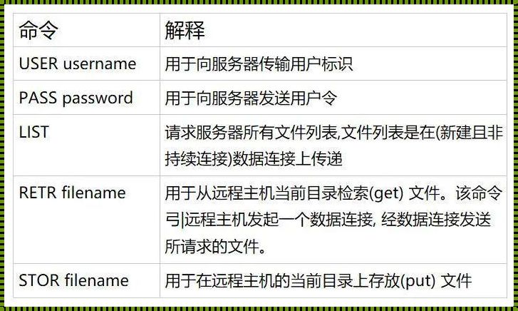 麒麟系统FTP命令用法：掌握高效文件传输的秘籍