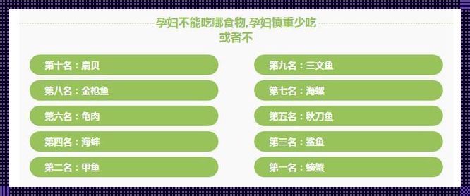 孕期饮食黑名单：哪些食物是准妈妈们需要避免的？