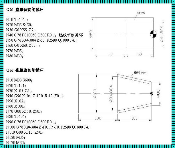 探索G90循环加工编程实例：从入门到精通