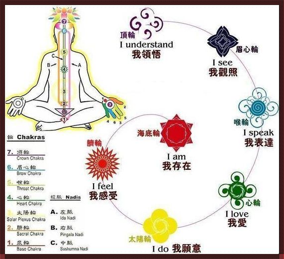 人体七大脉轮能量图：探寻灵魂深处的奥秘