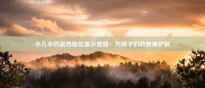 小儿中药退热贴位置示意图：为孩子们的健康护航