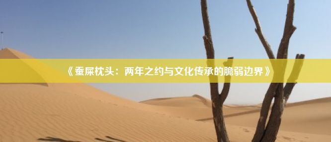 《蚕屎枕头：两年之约与文化传承的脆弱边界》